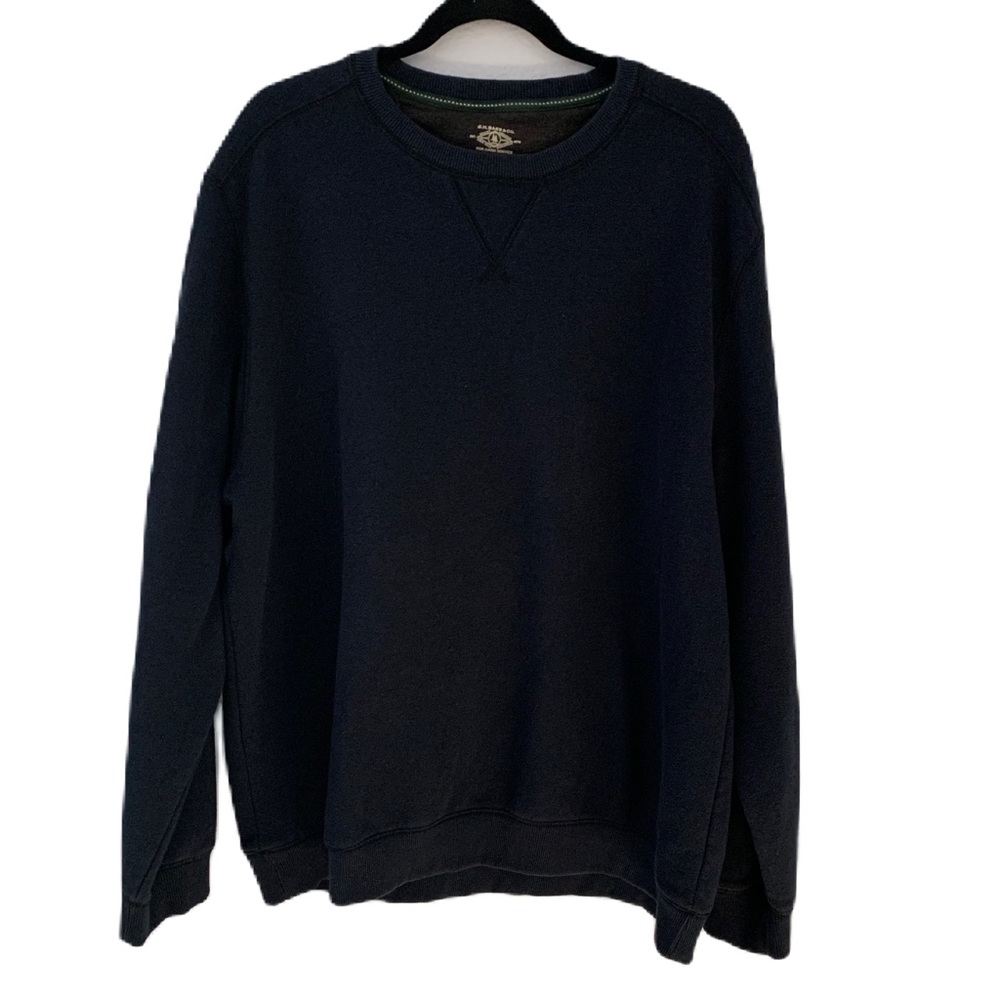 G.H. Bass & Co. Men’s Crew Pullover Sweatshirt XXL - Navy
